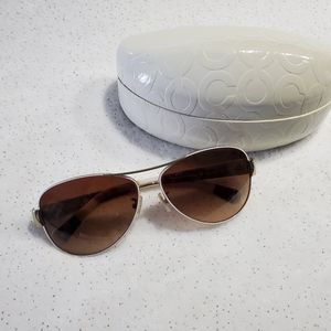 Coach aviator sunglasses